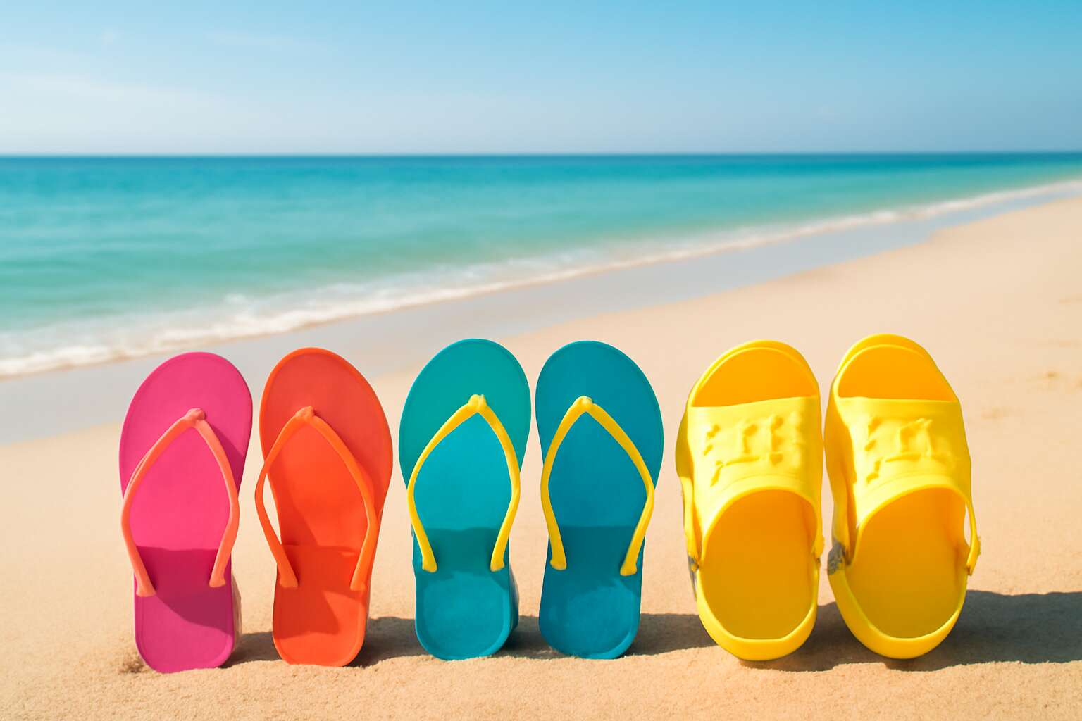flip flops or crocs