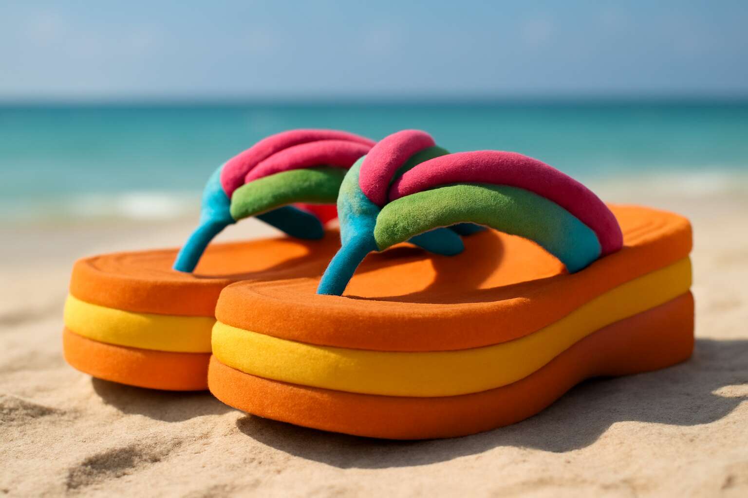 flip flops thick sole