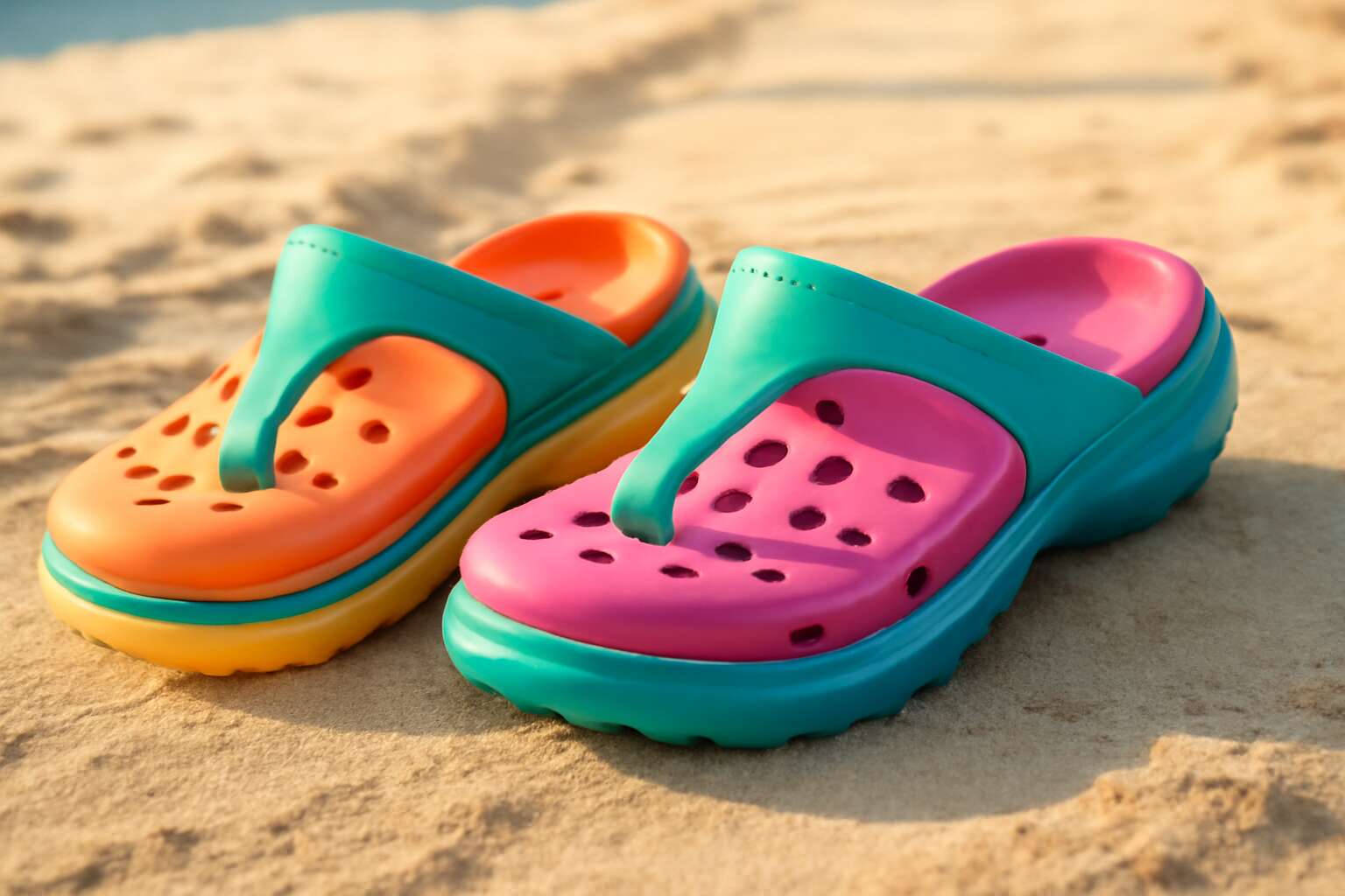 flip flops like crocs