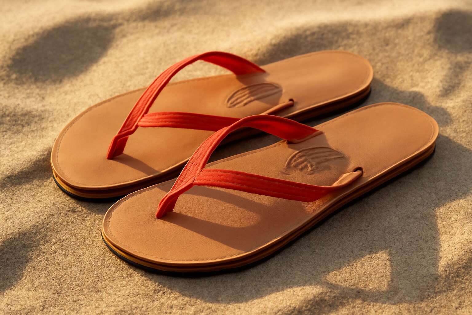 rainbow women's leather 301 flip flops