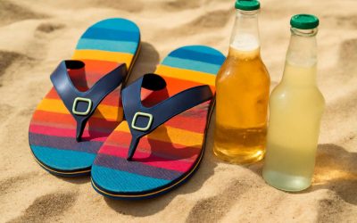 Score your summer style with fun-filled flip flops with bottle opener for the ultimate beach vibe