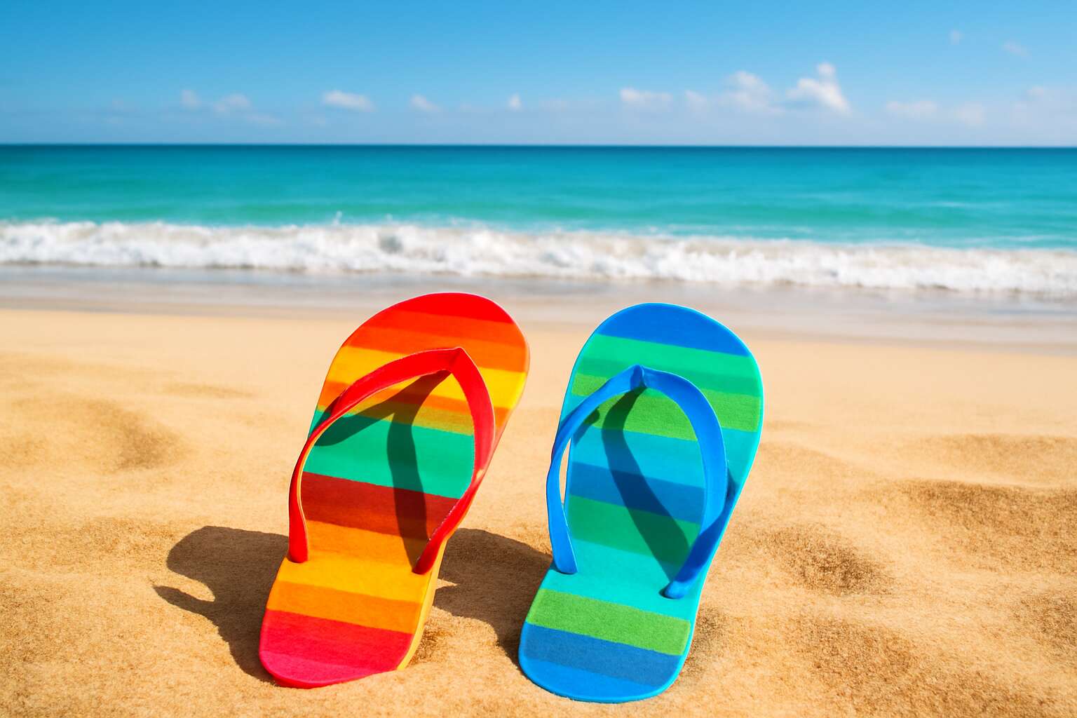 where are flip flops used