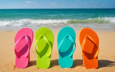 Sunny Day Essentials: slip slops or flip flops for effortless summer style