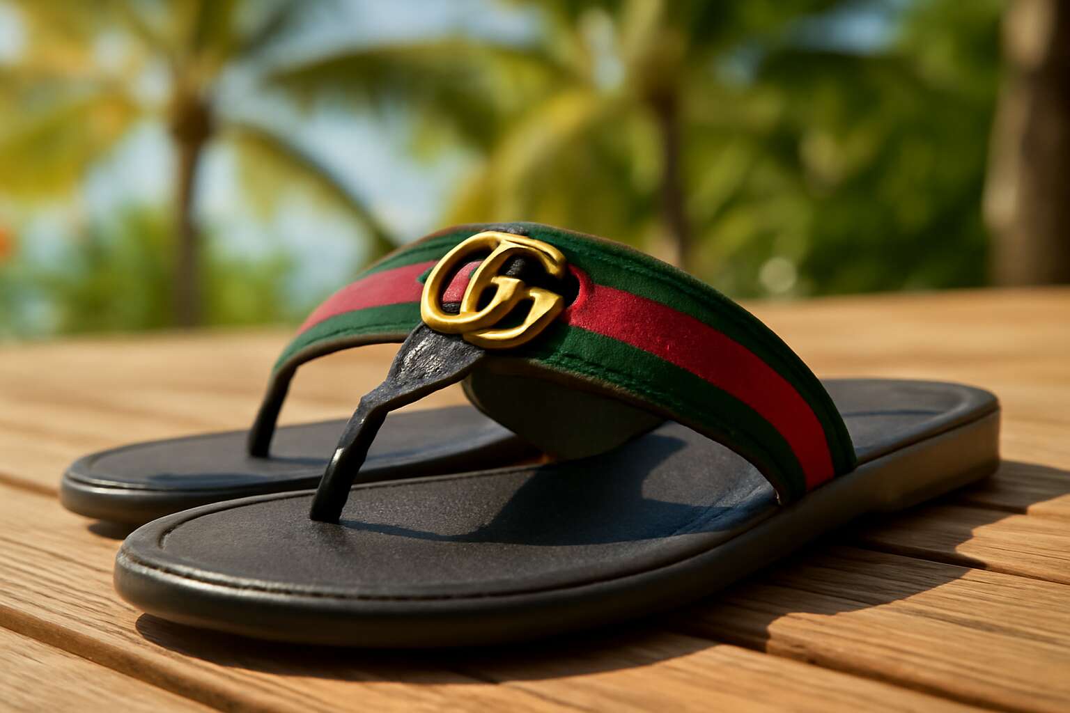 who is gucci flip flops about