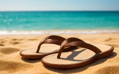 Sunny days call for flip flops nice: effortless comfort with style