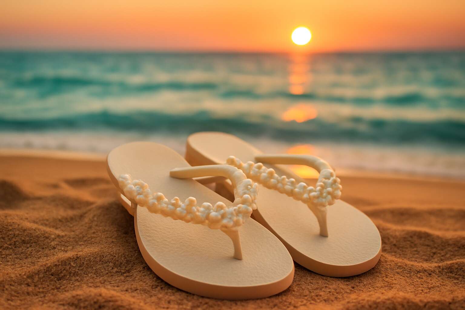 wedding beach flip flops
