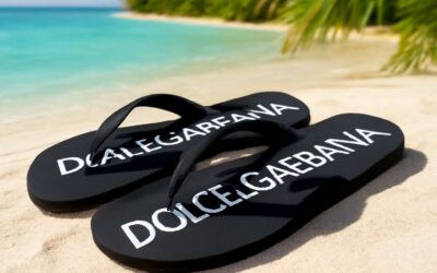 Step into summer with d&g flip flops that blend luxury and comfort.