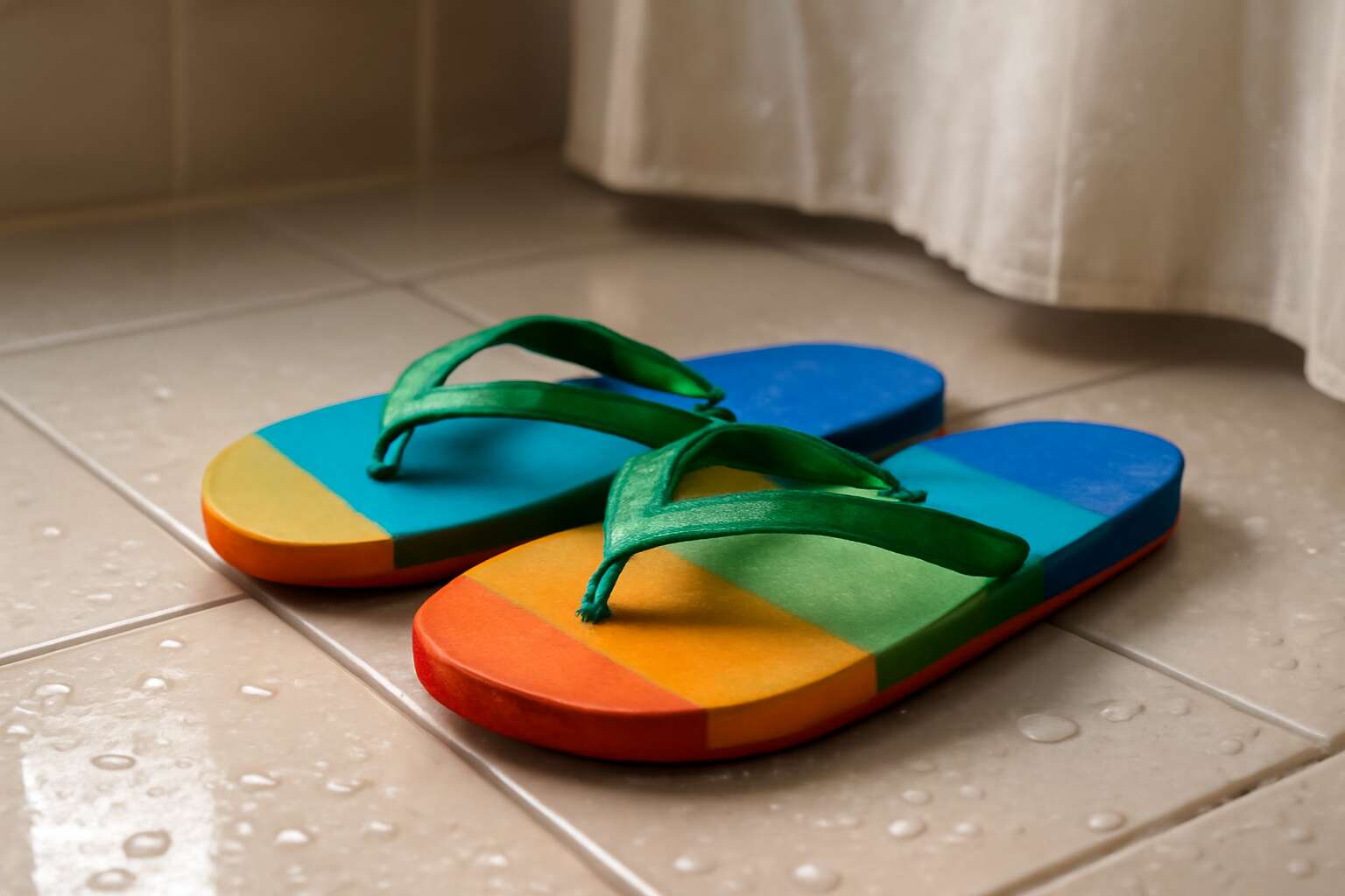 shower flip flops
