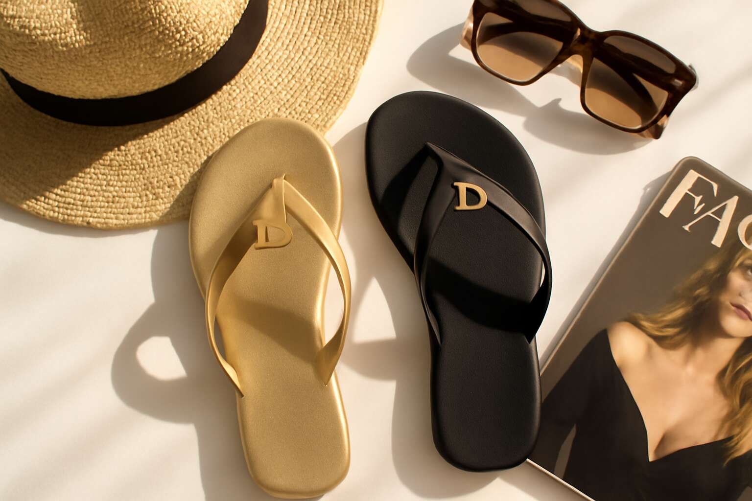 what flip flops do celebrities wear