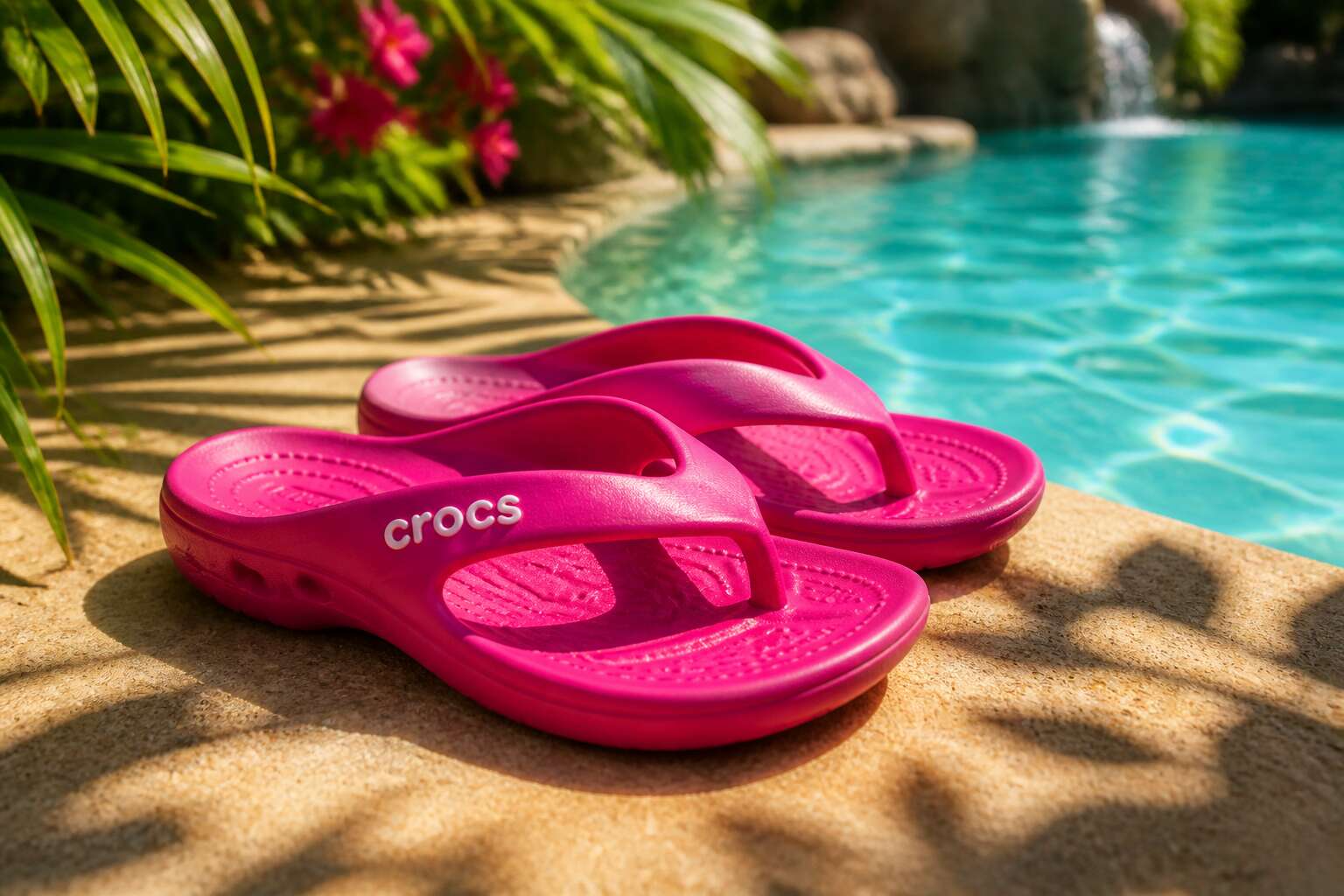 croc flip flops