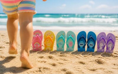 Find the best flip flops for kids with non slip soles.